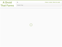 Tablet Screenshot of farmdroid.com